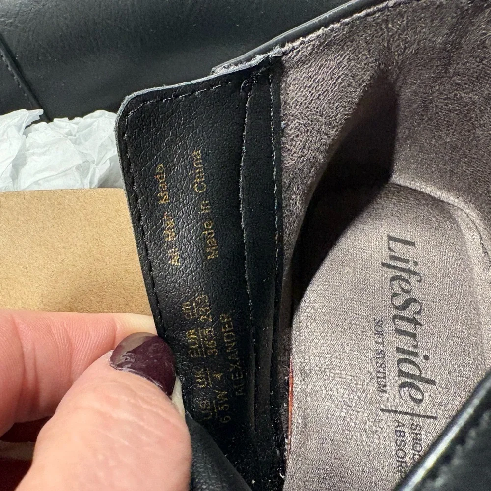 Life Stride Black Ankle Booties